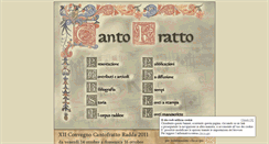 Desktop Screenshot of cantofratto.net