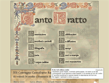 Tablet Screenshot of cantofratto.net